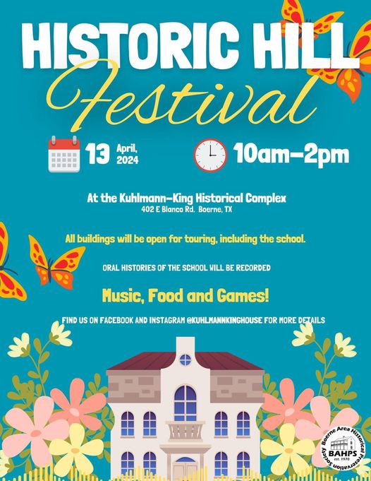 Come to the Historic Hill Festival on&nbsp;4/13/24!